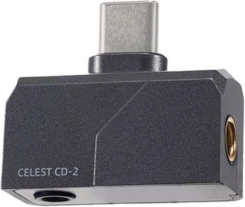QOA CELEST MINI PORTABLE IEM DAC ، في مضخم مراقبة الأذن ، USB C إلى 3.5/4.4 ملم مكبر للصوت سماعة رأس ، 32 بت/384 كيلو هرتز ، أذن HIFI AMP للهاتف/PC (Gunmetal Gray) in Kuwait