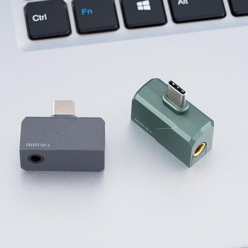 QOA CELEST MINI PORTABLE IEM DAC ، في مضخم مراقبة الأذن ، USB C إلى 3.5/4.4 ملم مكبر للصوت سماعة رأس ، 32 بت/384 كيلو هرتز ، أذن HIFI AMP للهاتف/PC (Gunmetal Gray) in Kuwait