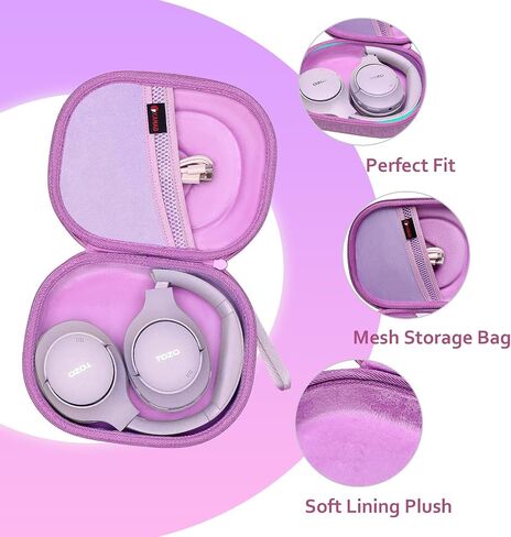 Xanad Hard Case لـ Bose QuietComfort ، QC Ultra ، QC 45 ، QC 35 ، QC45 SE ، QC SE لإلغاء الضوضاء اللاسلكية ، سماعات Soundcore H30i على الأذن - الأزرق in Kuwait
