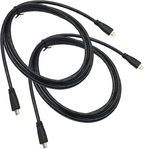 Seadream Micro HDMI to Micro HDMI Cable 1FT 2Pack Gold Plated High Speed Micro HDMI Extension Cable Micro HDMI Male to Micro HDMI Male Cable,Micro HDMI Type D Male to Male Cable in Kuwait