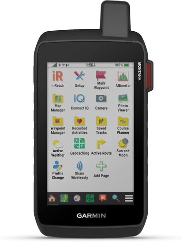 Garmin Montana® 760i, Rugged GPS Handheld Navigator with Built-in inReach® Technology for SOS and 2-way Texts in Remote Areas, 5" Touchscreen, 8MP Camera, Satellite Imagery and Maps for Road or Trails in Kuwait