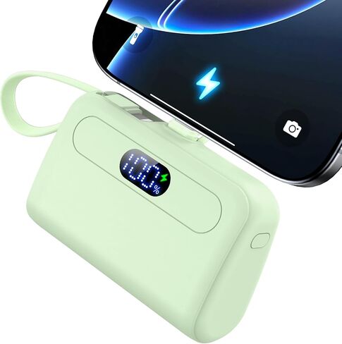 Portable Charger, Mini Power Bank, 12000mAh Phone Charger, Compact Battery Pack for Android & iPhone, Battery Bank Compatible for USB C Devices/iPhone 16/15/14/13/12/11 Series in Saudi Arabia