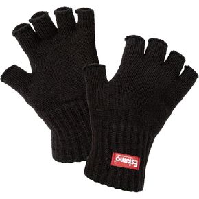 Eskimo Fingerless Wool Glove, Wool-Acrylic Blend, Half-Finger, 44672
