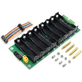 DIY 12v no Welding 4 String 18650 Lithium Battery Management System BMS Protection Board Battery Box (4s1p Short)