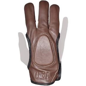 Leather Archery Glove | Handmade Shooting Hunting Three Finger Gloves | Recurve Bow Archery Cow Hide Leather Gloves | Excellent Fitting