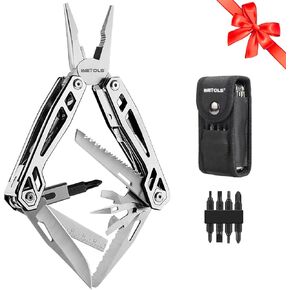 WETOLS Multitool Gifts for Him Boyfriend Husband, 21-in-1 Pliers Tool Mens Gifts Birthday Gifts for Men Dad Grandpa, Self-locking Multi Tool EDC Versatile Tool for Outdoors, DIY, Home,Garden