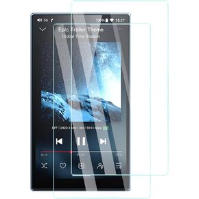 Screen Protector for FiiO JM21 Hi-Res Music Player, High-definition Scratch Resistant Film,HD Clear, Bubble Free with Easy Installation Kit, 2 Pack