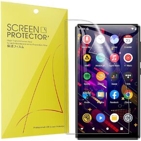 Compatible for MECHEN H11 Pro MP3 Player Screen Protector, [6 Pack] Full Coverage TPU Clear Film Compatible for MECHEN H11 Pro 5" MP3 Player (6 Pack)