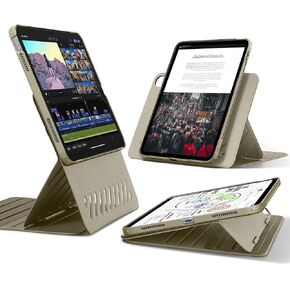 ESR for iPad (A16) 11th/10th Generation Case(2025/2022), Rotating Case with Removable Magnetic Cover, Adjustable Portrait/Landscape Stand with Raised Screen View, 9 Standing Angles, Black