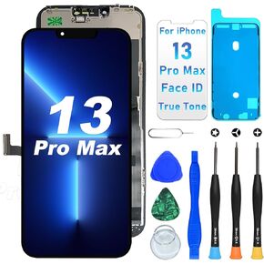 لاستبدال شاشة iPhone 14 Pro Max ، 6.7 '' 3D Touch Tone Screen for iPhone 14 Pro Max Touch Display Assigbly مع أدوات إصلاح لـ iPhone LCD (A2894 ، A2651 ، A2893 ، A2895)