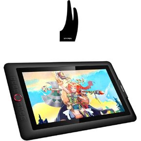 Drawing Tablet with Screen XP-PEN Artist 15.6 pro Computer Graphics Tablet 120% sRGB with Battery-Free Stylus Full-Laminated Technology & XP-PEN Professional Artist Glove
