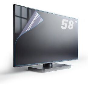 58 Inch Anti Glare TV Screen Protector Anti Glare for TV Blue Light Filter Matte Finish for Glare Reduction, Reflection Control, and Optimising glare on 58 inch TV screens (58 inch)