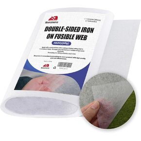 NSeamera double -side التواصل القابل للتواصل للخياطة ، لاصقة 40 جرام متوسطة ، 11.8 "× 5 ياردة ، حزام قابل للانصهار القابل للغسل للنساء النسيج ، خياطة اللحف ، الحرف اليدوية in Kuwait