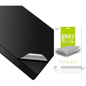 4 in 1 Ultra Thin 3M Vinyl Full Size Laptop Skin Palm Rest Sticker for MacBook Pro 14 Inch M2 M3 M4 (Model: A2442/A2779/A2918/A2992/A3112/A3401/A3185) - Space Black