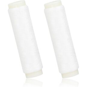 2 PCS صيد الطعم مرنة الخيط غير مرئي الصيد الطعم خط صيد خط الصيد 0.2 مم طول 656 قدم لكل بكرة لا توجد عقدة مطلوبة حارس الطعم تمتد سلسلة صافية لسلمون سمك السلور