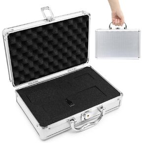 Astromania Telescope Accessory Case Fits 1.25 Inch Eyepiece, Barlow Lens, Diagonal Mirror, Filter and Telescope Adapters, Aluminum Alloy Sturdy Carry Case with Shockproof Interior Ensuring Safety