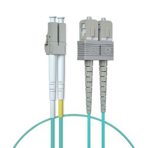 OS2 SC to LC Fiber Patch Cable Single Mode Duplex - 7m (23ft) - 10Gb/Gigabit Fiber Optic Cable Cord Jumper- LSZH 9/125μm, SMF, Yellow