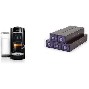 Nespresso Office Coffee Machine Starter Kit by De’Longhi, Black with 250 Coffee capsules