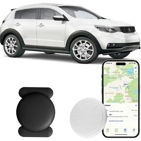 GPS Tracking Devices, 1PCS Tracker Device for Vehicles Work with Find My (iOS Only), Car Tracker Device Hidden with Magnetic Waterproof Case, No Monthly Fee GPS Tracker for Vehicles