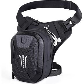 BKNOOU Drop Leg Bag for Men Women Motorcycle Leg Bags Tactical Thigh Bag with Removable Leg Straps Waterproof Fanny Pack Outdoor Leg Pouch for Running Hiking Climbing Cycling Travel Riding