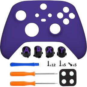eXtremeRate Purple Shell for Xbox Series X|S+Custom ABXY Replacement Buttons for Xbox Series X/S Controller