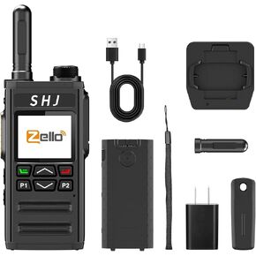 Zello 4G LTE&WiFi POC walkie Talkie - Bluetooth Connection, Long Battery Life, Fast Charging, Essential for Professional Outdoor and Team Communication, Compatible with Zello Android Applications