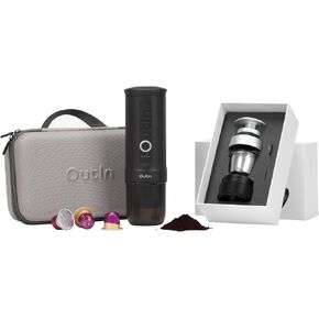 Outin Nano Complete Set Machine Espresso Machine مع Accessorries مزدوجة اللقطة وحقيبة حمل