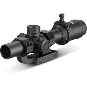 EZshoot LPVO Rifle Scope with Cantilever Mount, Illuminated Rangefinder Reticle Scope, Second Focal Plane Rifle Scopes with Zero Reset for Hunting