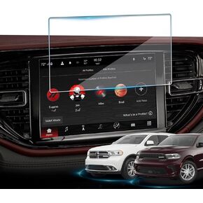 Screen Protector For Dodge Durango 2021-2024,Tempered Glass Protective Film For Durango 2024 2023 (RT/Citadel/SRT 392/SRT Hellcat/GT PLUS/GT Premium) Accessories - 10.1 inch