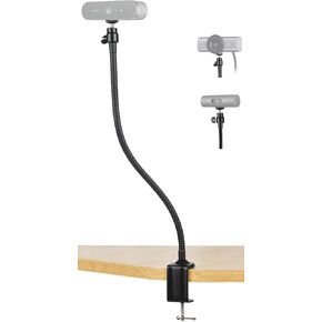 AceTaken Brio Webcam Stand, 25'' Flexible Arm Mount Holder Compatible with Logitech Webcam MX Brio 4K/Brio 4K/Brio 500/StreamCam/C920s/C922/C930