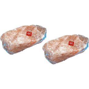 Himalayan Mineral Salt Rock for Deer (2-Pack) – Organic Pink Salt Block, 6-8lbs Each for Enhanced Deer Health