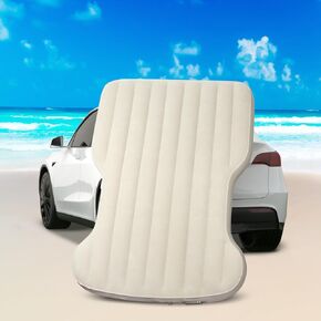 Customized for Tesla Model Y Mattress, Self-Inflating Portable Camping Mattress, Tesla Model Y Accessories 2025-2021, Comfort Car Sleeping Mat with Wireless Charging Air Pump,Storage Bag