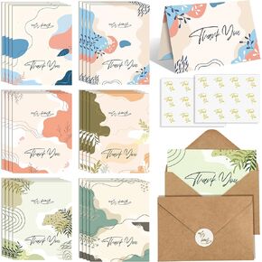 Assortment Greeting Cards, 36 Pack Scratch and Sniff Greeting Cards for Kids School, 12 Assorted Designs with Envelopes & Stickers, Scented blank cards and envelopes for Boys & Girls Classroom Activities, Teachers' Day, Birthdays, Mothers' Day in Saudi Arabia