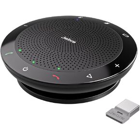 ITSPWR Jabra Speakerphone 510+ UC - Wireless Portable Conference Bluetooth Speaker with Microphone Contains Link 370, Echo Cancellation, Plug&Play, Comes Bundle
