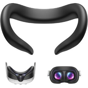 KIWI design F3 Silicone Facial Interface Compatible with Meta/Oculus Quest 3, Sweatproof VR Face Cover Accessories, Not for Quest 3S
