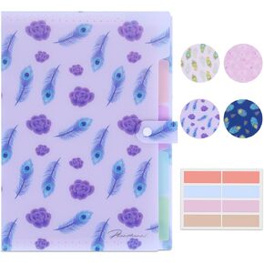 Forest Series Expanding File Folder Stylish Funky Cute Retro Document Organizer with Natural Scenes for Students,Teachers & Freelancers - Green Jungle
