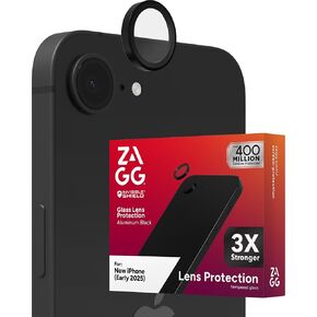 ZAGG Glass Elite Anti-Reflective Camera Lens Protector for iPhone 16e – Anti-Glare Technology, Maximum Impact & Scratch Resistance, Smudge-Free Surface, Recycled Materials