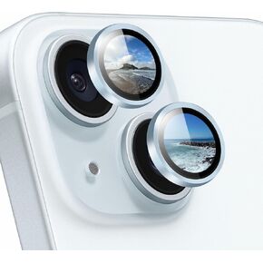Easy to Install Camera Glass Cover, Case Friendly iPhone 15 Pro/ iPhone 15 Pro Max Camera Lens protector, screen protector, HD camera protector, 9H Tempered Glass Metal Frame Protection Case Friendly iPhone accessories Full Coverage (Silver)