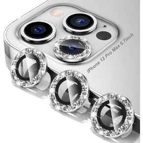 Tensea Camera Lens Protector Compatible for iPhone 16 Pro Max/16 Pro/15 Pro Max/15 Pro/12 Pro Max, Metal Aluminum Alloy Tempered Glass Cover Camera Screen Protector Accessories, Case Friendly