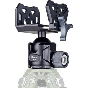Shooting Saddle with Ball Head – Durable Gun Rest for Rifle Shooting Sticks & Stands, CNC Aluminum 55lbs (25kg) Load Capacity, Ideal for Target Practice, Hunting, and Outdoor Shooting (44mm)
