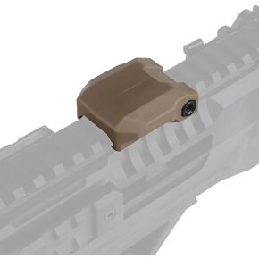 Rail Mounted Apple AirTag Holder and Keychain Caddy for Pistols and Rifles