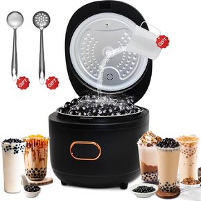 Boba Cooker,Pearl Tapioca Pot Machine,Commercial Automatic Bubble Tea Maker for Milk Tea,5L