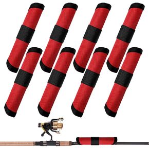 8 Pack Fishing Lure Covers, Fishing Bait Cover for Easily See Lure Fishing Hook Covers Bait Storage Protector Fishing Lure Wrap to Keep Fishermen Fishing Safe