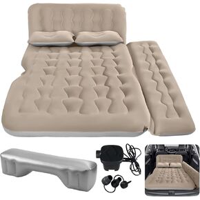 SUV Air Mattress Camping Bed - Car Mattress Back Seat Portable Foldable Car Air Bed Sleeping Pad Car Bed Mattress for Sedan Truck