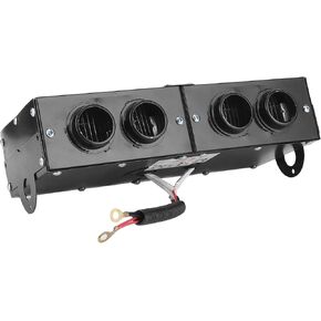 Car Heater 800W Defogger, 4 Air Outlets 4 Fans,12V Adjustable Power, Wide Applicability, With Dual Switches, For Travel and Camping Portable Heater for Car Heater Car essentials