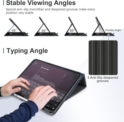 for iPad 10th Generation Case Cover 10.9 Inch 2022 A2696 A2757 A2777 with Pencil Holder & Hand Strap & Pocket,Stand Magnetic PU Leather Folio Protective Case Compatible with iPad 10 Gen,Brown in Saudi Arabia