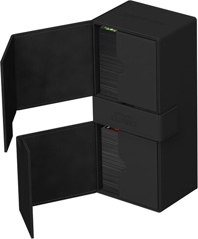 Ultimate Guard Flip'n'Tray 133+, Deck Case for 133 Double-Sleeved TCG Cards + Dice Tray, White, Independent Magnetic Closure & Microfiber Inner Lining in Saudi Arabia