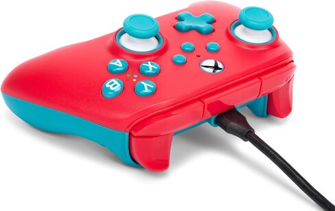 PowerA Nano Enhanced Wired Controller for Xbox Series X|S - Red Sky, Portable, Compact, Gamepad, Wired Video Game Controller, Gaming Controller, Works with Xbox One and Windows 10/11 in Saudi Arabia