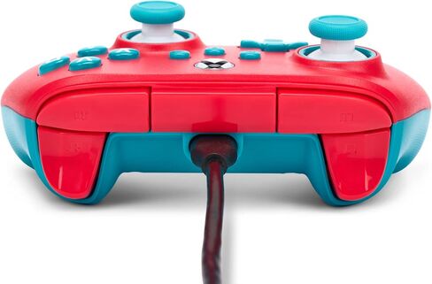 PowerA Nano Enhanced Wired Controller for Xbox Series X|S - Red Sky, Portable, Compact, Gamepad, Wired Video Game Controller, Gaming Controller, Works with Xbox One and Windows 10/11 in Saudi Arabia