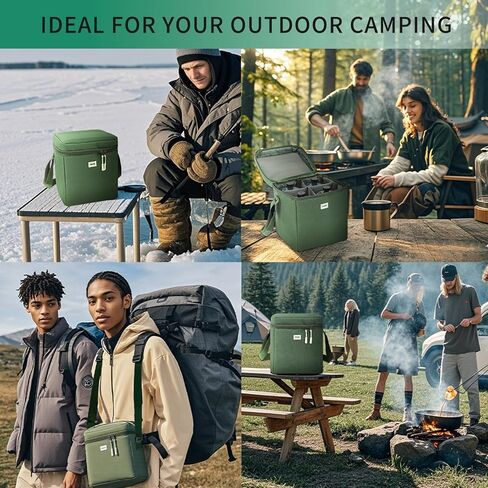 Mini 1LB Propane Tank Storage Bags, Small Camping Fuel ​Cylinder Carry Bag for 2-Pack ​Propane Tanks 16 OZ, Portable Refillable Small Propane Gas Canister Bottle Case with Padding, Bag Only in Saudi Arabia